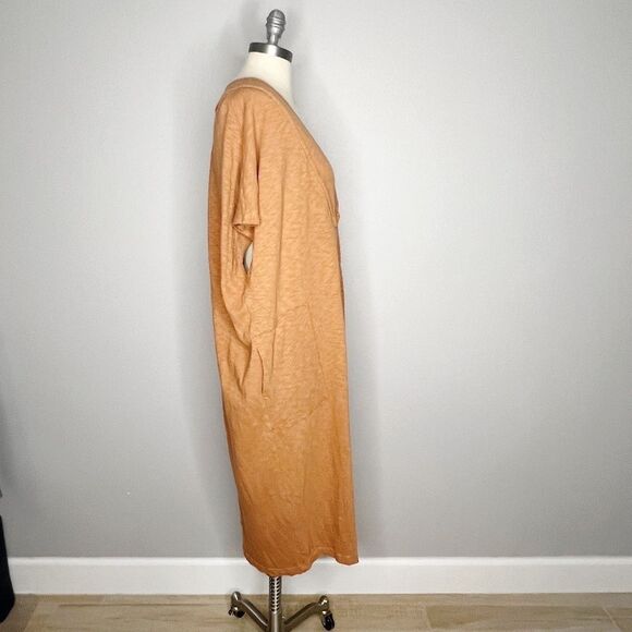 Free People Beach Sunshower Maxi Dress Size S Orange Rust - Picture 6 of 10